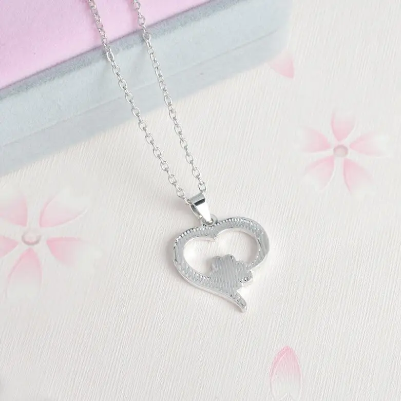 SMJEL New Women Necklaces Jewelry Pet Paw Cute Animal Puppy Heart Charm Statement Pendants Girls gift | Украшения и аксессуары