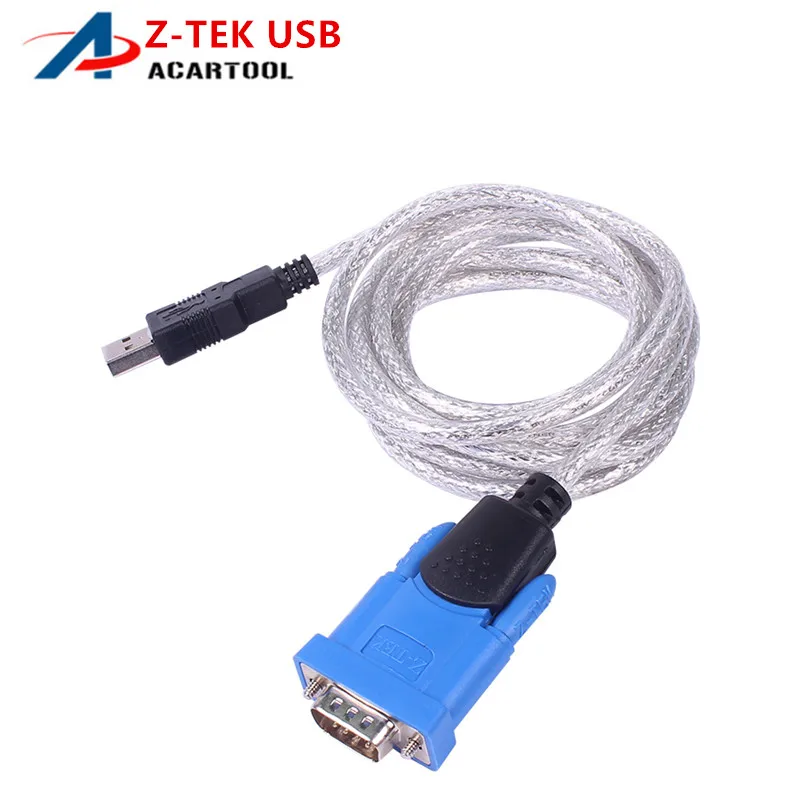 Лучшая цена для Z TEK USB1.1 RS232 преобразование разъем USB Rs232 OBD2 кабель и разъемом