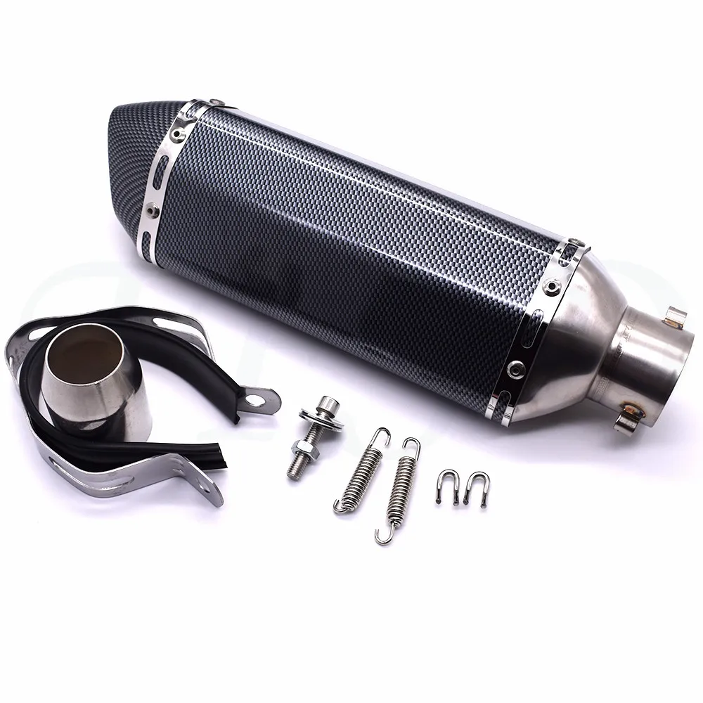 Универсальный глушитель выхлопной трубы Akrapovic 36 51 мм для мотоцикла