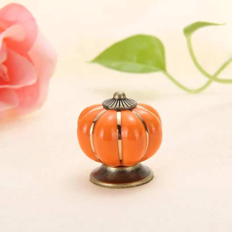 6 цветов искусственные дверные ручки тыква искусственная мебель ящик шкаф