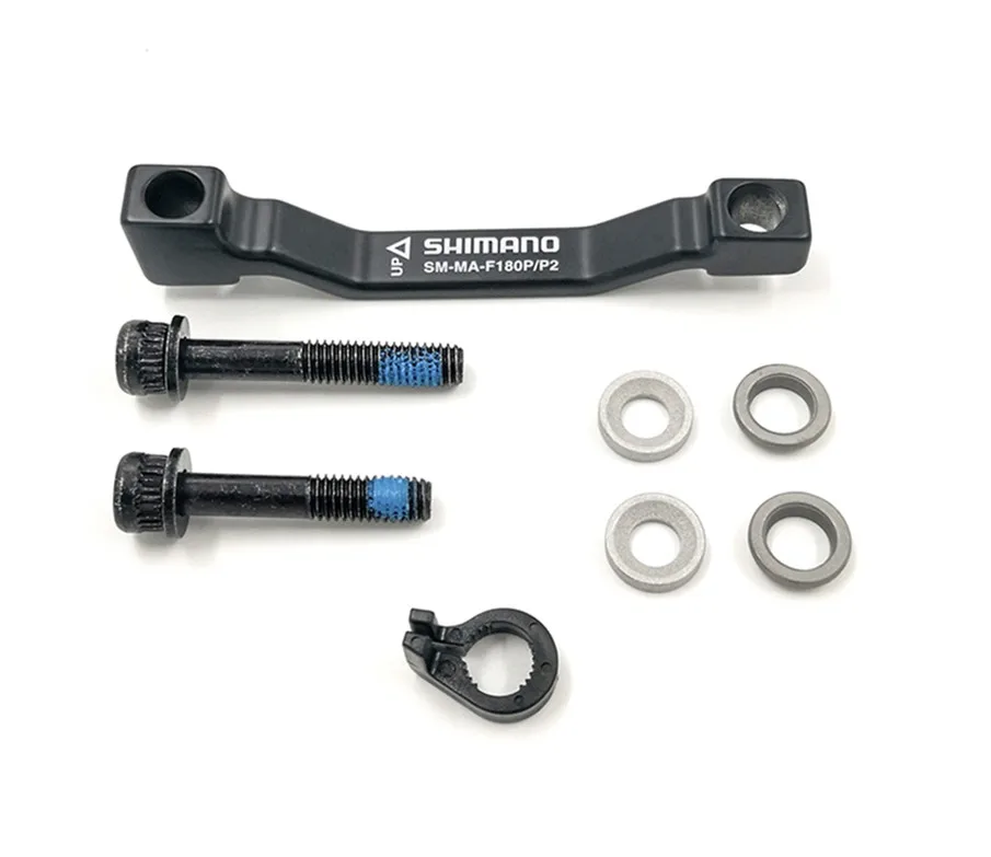 MA-F180P P2 SHIMANO MA F180P/P2 пост крепление дискового тормоза адаптер(передний)(180 мм)(P/P) 7 в дисковый тормоз ротор PM A столб тормозной диск - Цвет: MA-F180P P2