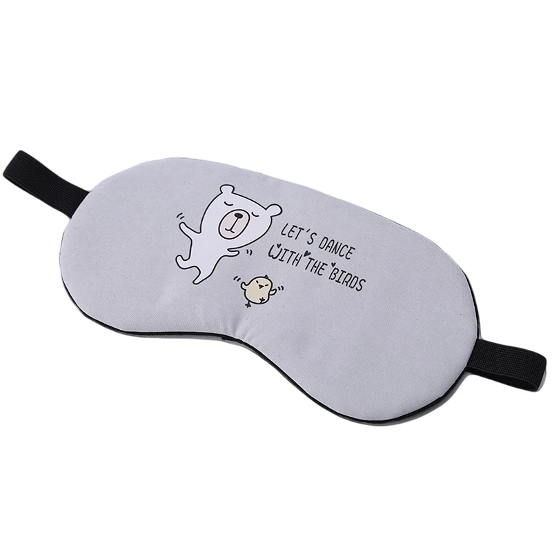 1 шт. новинка маска для сна глаз солнцезащитные очки мягкие снежный пух хлопок