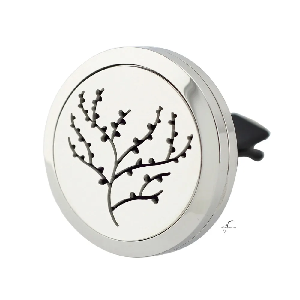 316L Stainless Steel Perfume Pendant Magnetic MAMA bear car clip Locket Air Freshener Aromatherapy Diffuser with pads | Украшения и