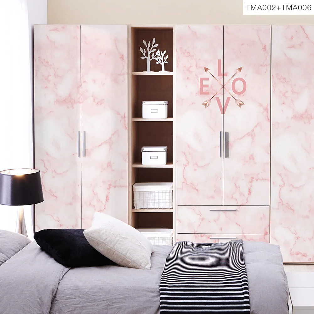 Самоклеящиеся наклейки на мебель холодильника экологически чистые мраморные