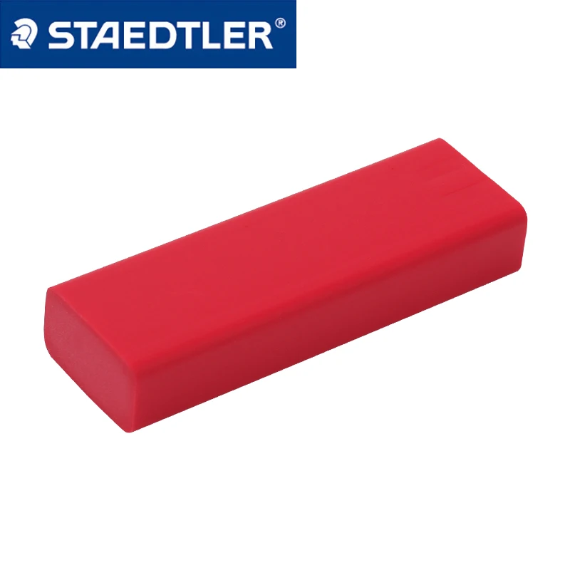 Refill Red Staedtler ластики на толстой резиновой подошве 8 цветов Многоразовые Ластики для карандашей 525 PS1 школьные канцелярские принадлежности студенческие дети маленький подарок - Цвет: Refill Red