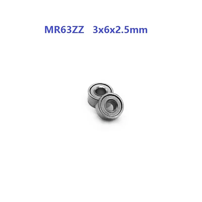 50 шт./100 шт./500 шт. MR63ZZ MR63 / L 630 ZZ миниатюрный шарикоподшипник с глубоким желобом 3x6x2 5