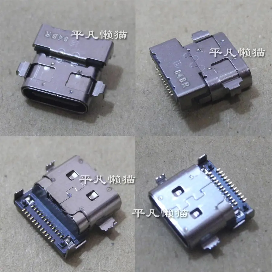 

Free shipping For Notebook Type-C USB3.1 24P 24 pin Double row Sinking board Power interface Charging head Tail plug