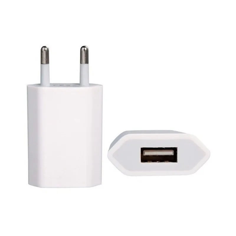 Оригинальное качество 5V 1A EU AC дорожное USB Сетевое зарядное устройство для iPhone 6 5 4