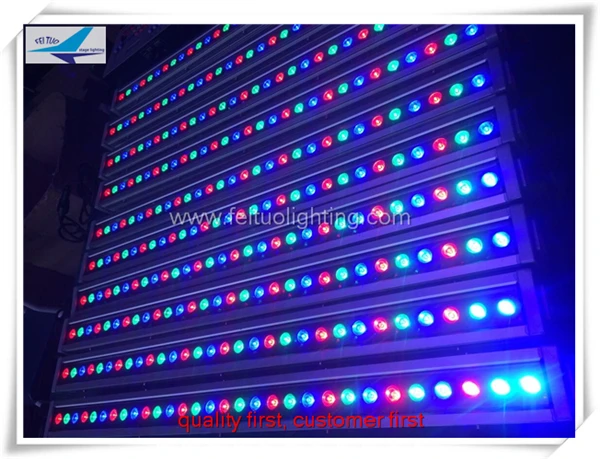 8 шт./лот 36x3 Вт RGB изменяемый цвет Светодиодная лампа шайба CE RHOS IP65 наружная