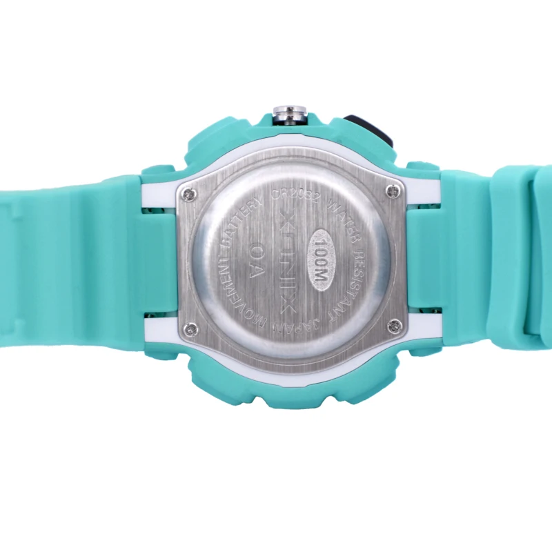 Высокоточные спортивные водонепроницаемые часы 100 м с силиконовыми ремешками