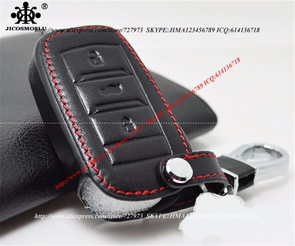 JICOSMOSLU: высококачественный чехол для автомобильного ключа из 100% воловьей кожи
