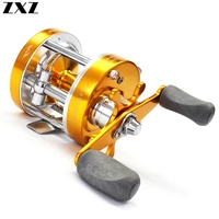 all metal carbon centrifugal double brake 5 21 fishing bait casting baitcasting spinning reel power handle wheel for bass fish