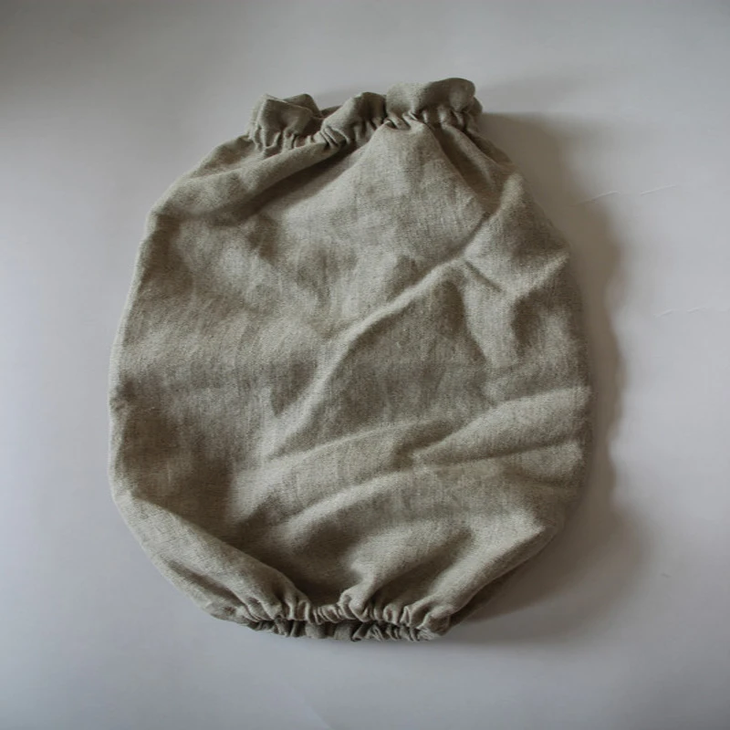 Промытый льняной нарукавник домашняя уборка французский рукав для женщин дома