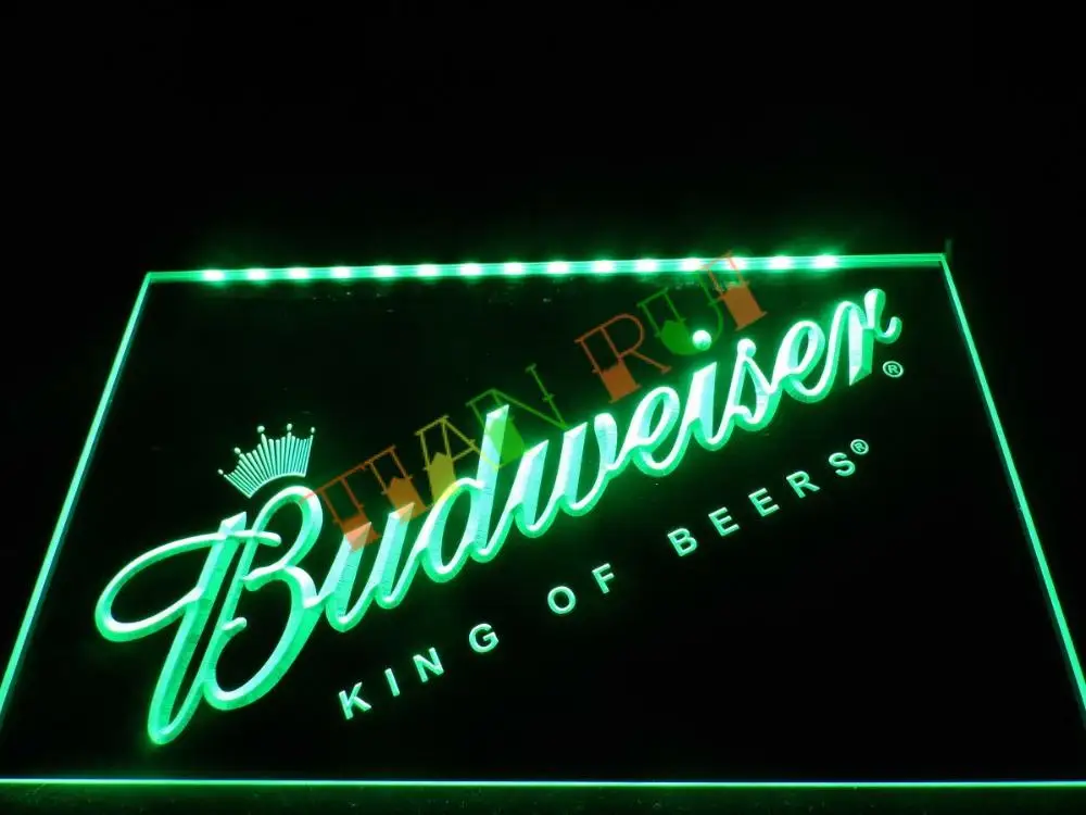 LA002-Budweiser пивной бар Pub Club NEW светодиодный неоновый свет Войти home decor магазин