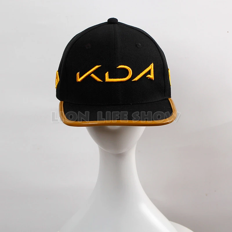 Игра к/да KDA Akali шляпа для взрослых детей Cosplay Snapback Бейсболка реквизиты ручной работы