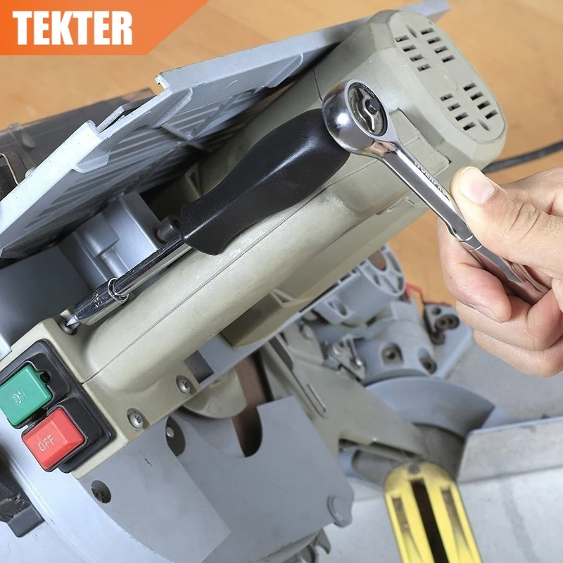 TEKTER 1/4 &quotDr Spinner Ручка 6 дюймов 150 мм гнездо драйвера CRV хром ванадиевой стали