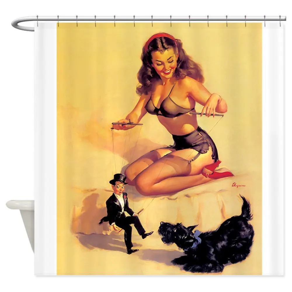 Штифт-ап для девочек кукольная собачья винтажная занавеска душа декоративная