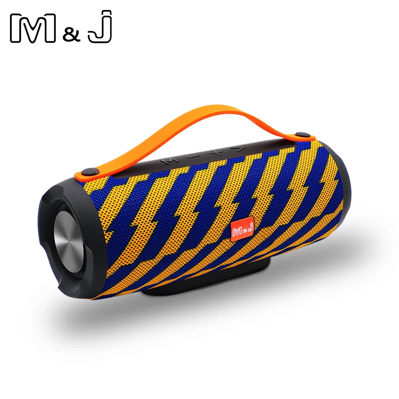 M& J открытый Bluetooth динамик беспроводной портативный стерео звук глубокий бас 10 Вт система MP3 Музыка Аудио AUX с микрофоном для Android IOS