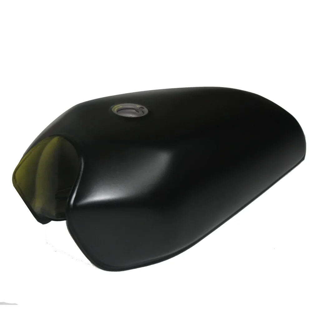 Мотоциклетный 9 л черный Cafe Racer топливный Бензобак Универсальный с толстой