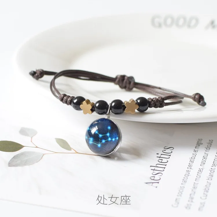 

Party Gift Couple Bracelet Fashionable Night Light Braided Bracelet with Light-emitting Bracelet to Adjust Size