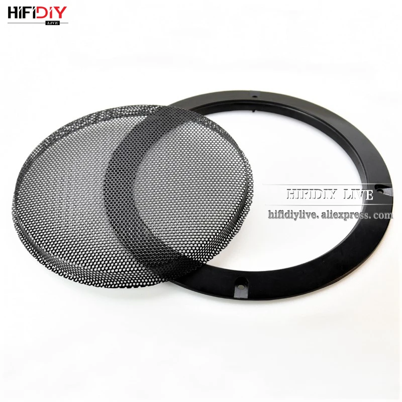 Hifidiy в прямом эфире 5 6. 8 10 дюймов Динамик чистой крышкой высокого качества автомобиля дома Сетчатое покрытие Динамик s Пластик, металлическая оправа, очки из железной проволоки решетки
