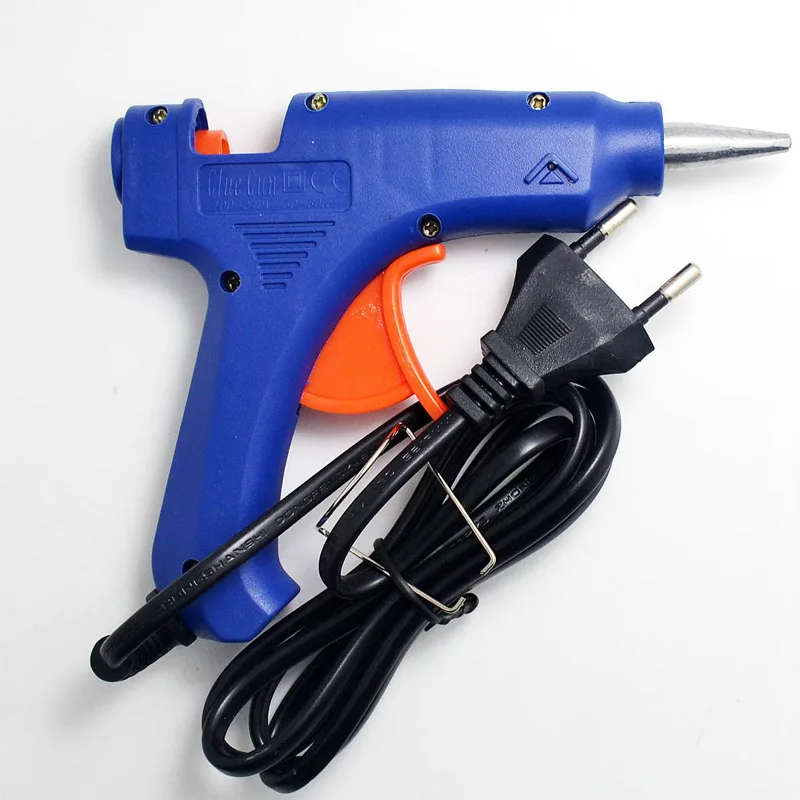 Mini 20w Melt Glue Gun for Sealing Wax Stick 100-240V Professional High Temp Heater Hot Glue Gun Repair Heat tool Fit 7mm Stick
