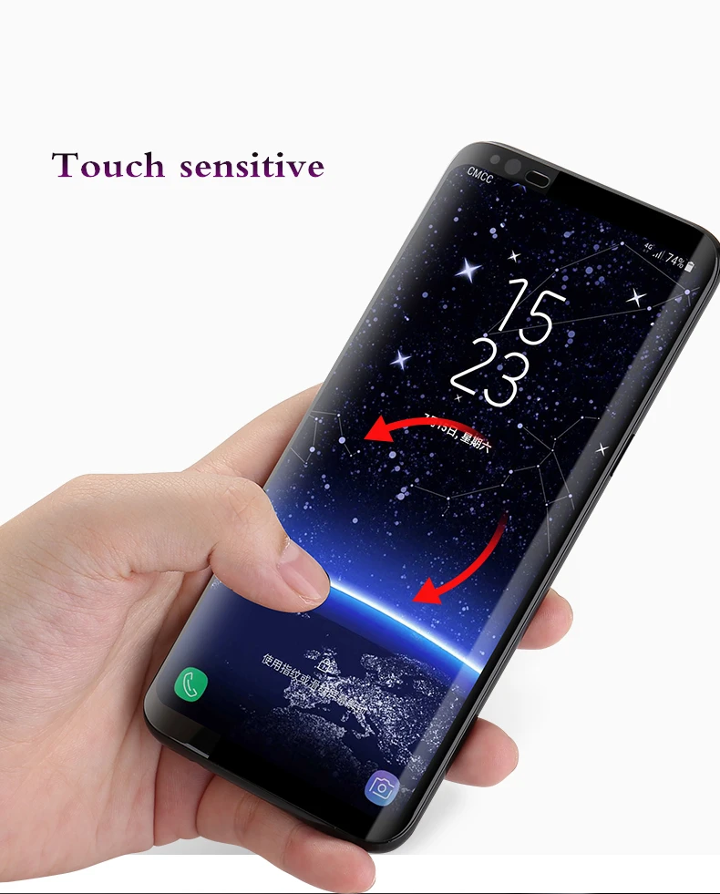 3D изогнутое закаленное стекло для samsung Galaxy S8 S8 Plus 9H полное покрытие стекло Защитная пленка для экрана для samsung S8 S8+ Plus