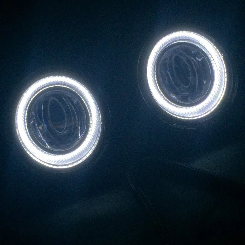

2 in 1 LED Angel Eyes DRL 3 Colors Daytime Running Lights Cut-Line Lens Fog Lights Lamp for Lexus CT 200h F Sport