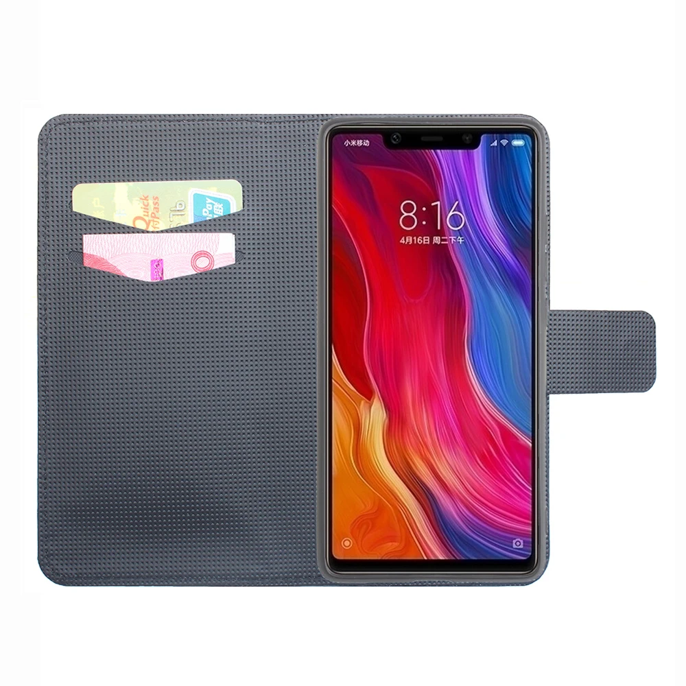 Высокое качество! Для Xiao Mi Mi8 SE чехол бумажник Слот Флип кожа для телефона
