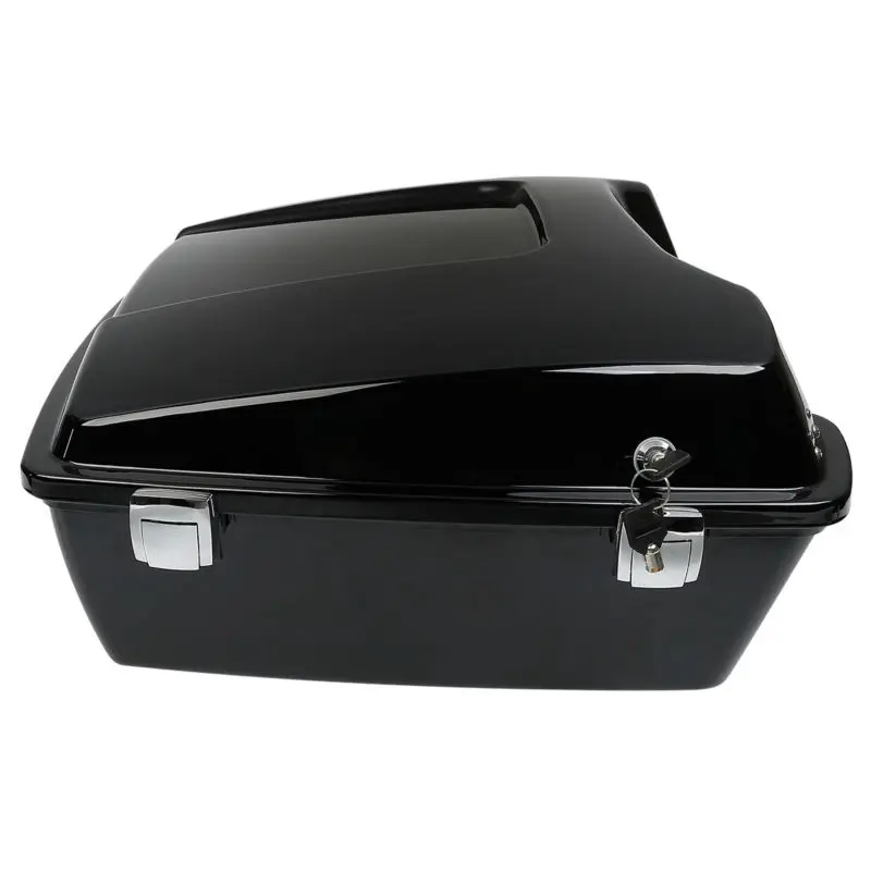 Черный пакет багажник с защелкой для Harley Tour Pak Touring Road King Electra Glide 1997 13|black trunks|harley