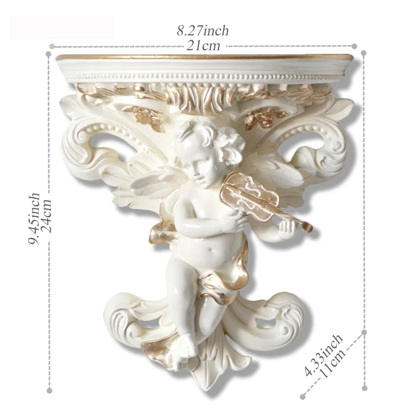 Европейская креативная настенная полимерная полка ASFULL с ангелом настенный