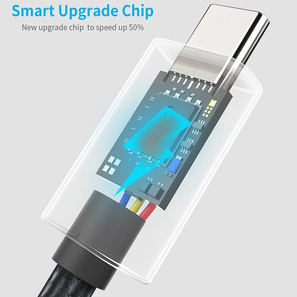 Usb-кабель REZ Type C для быстрой зарядки USB Data USB-C Huawei Samsung S10 S9 Xiaomi MI 8 Redmi Note 7 Type-C USBC |