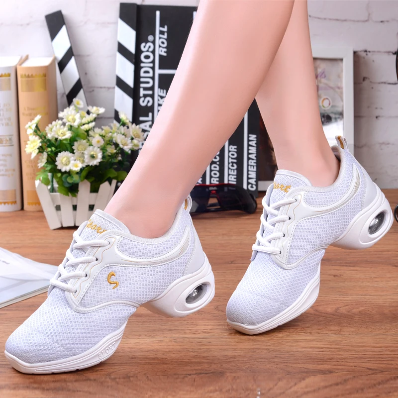 609 Women's Sports Dance Shoes Featuring Modern Jazz Dance Shoes Soft Outsole Breathable Dance Shoes