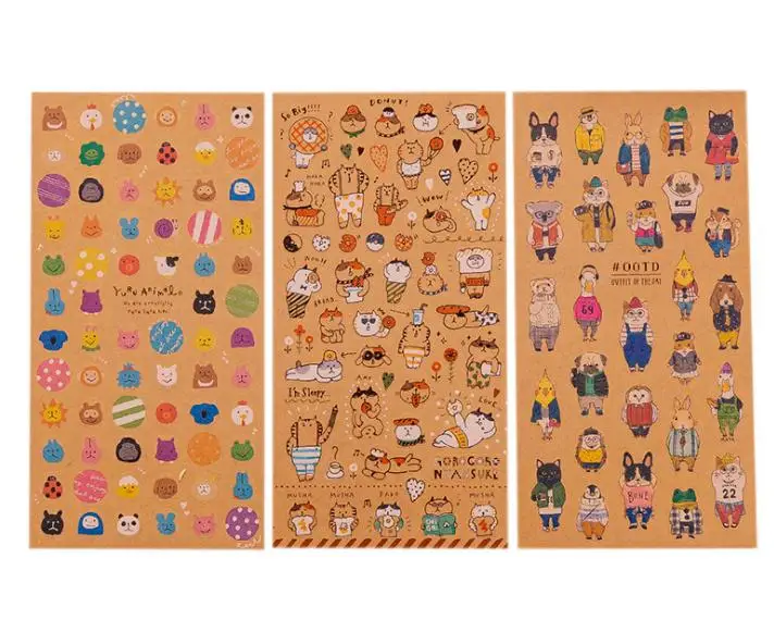 

Набор из 3 наклеек «Мистер Кот» HarPaper