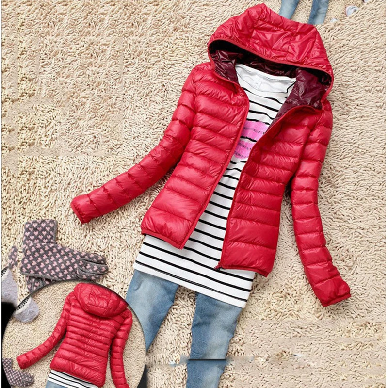 

Light Green Color Slim Hooded Cotton Coats For Women Winter Outwear Fashion Ladies Wadded Padded Jackets Female Warm Clothing