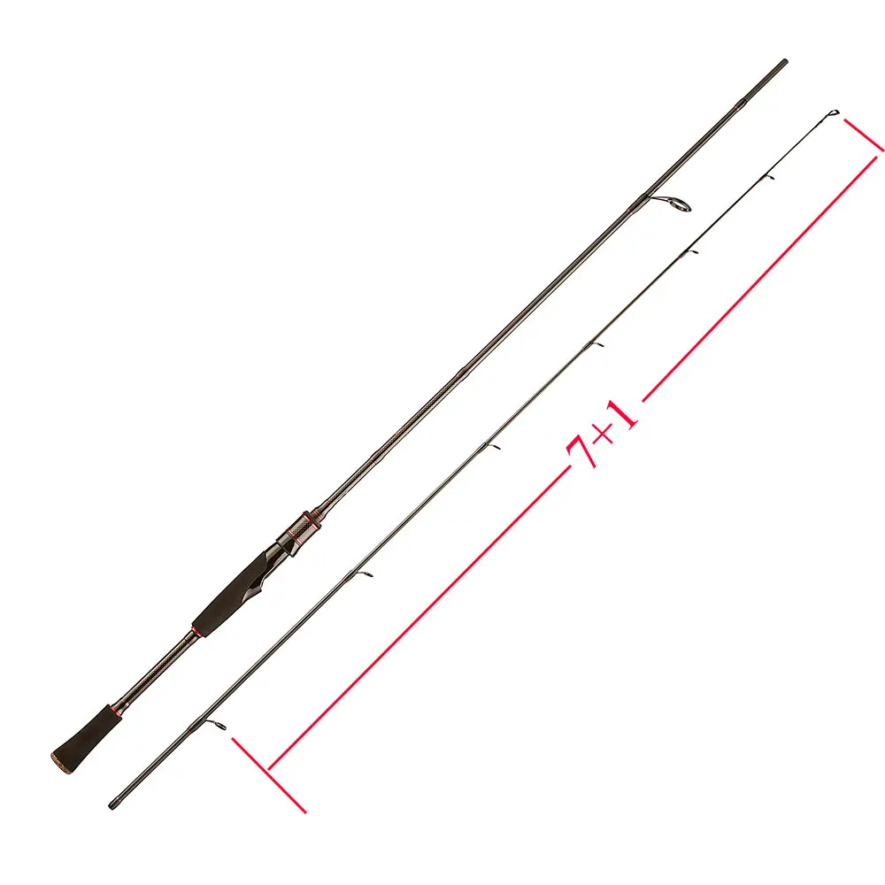 NOEBY LEISURE 2 наконечника удочка для спиннинга, Литье Удочки M/ML M/MH action SIC Ring Vara De Pesca Stick, пресноводный бас