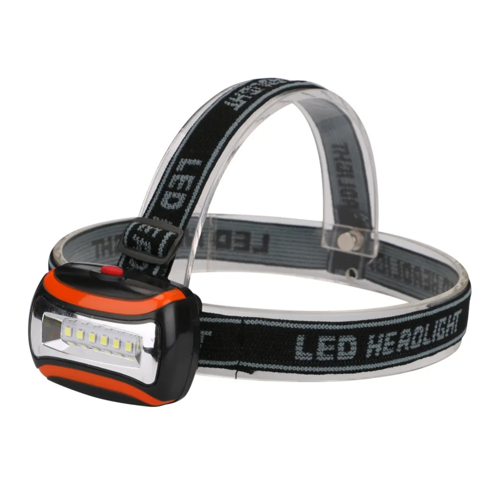 Мини налобный фонарь 6 SMD светодиодный 3 режима налобный фонарь Фонарь налобный фонарь для кемпинга охоты рыбалки