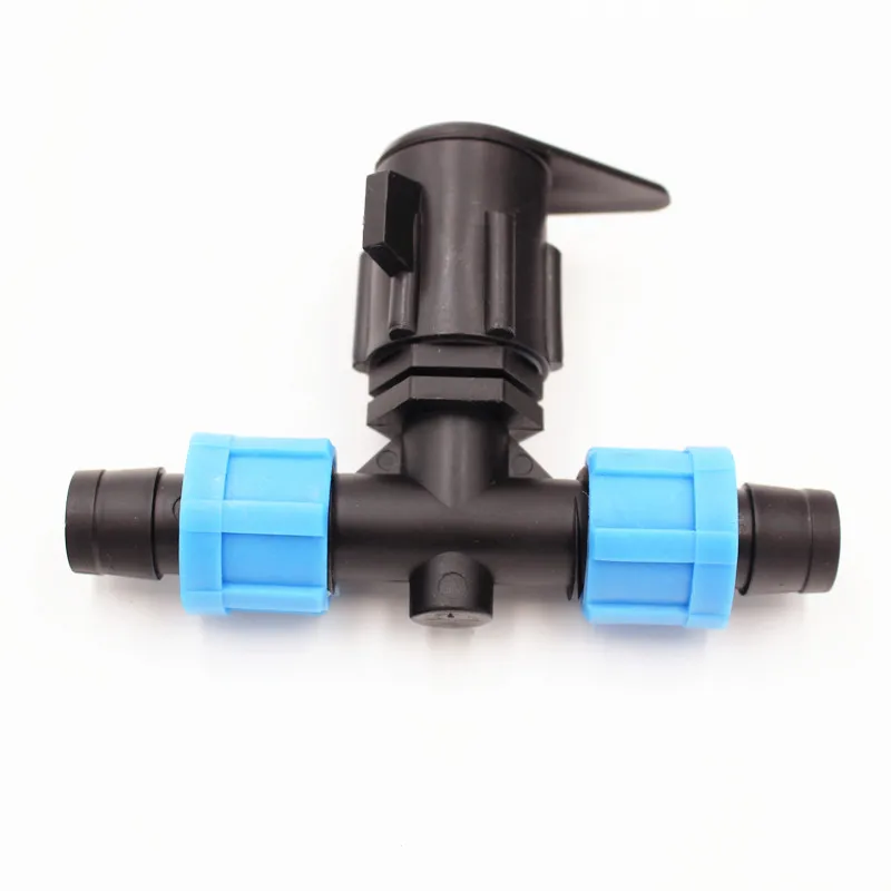 

10pcs Dn17 Tape Tee For Lay Flat Hose Lock Nut Fittings For Driptape Micro Drip Irrigation Sprinkler Accessory Y105