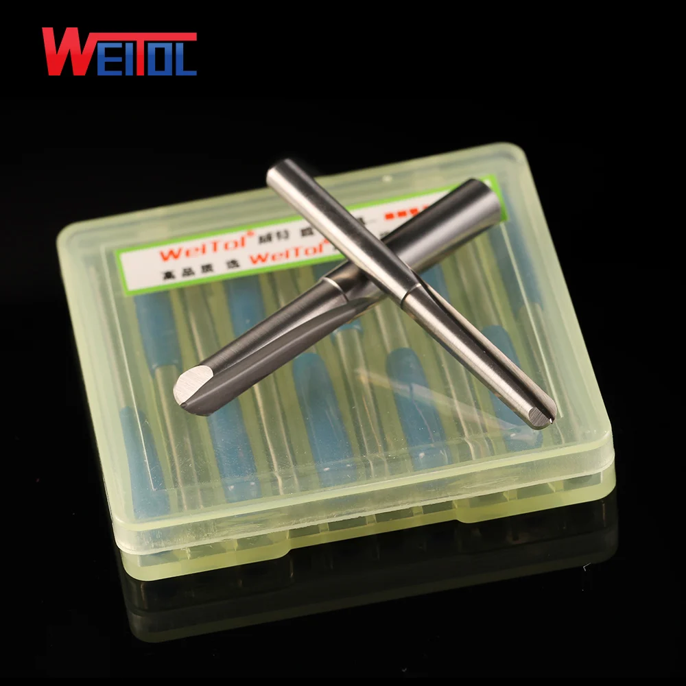 Weito N 5 шт. 3 175/4/6/8 мм Диаметр двойной острый прямой слот фрезерование шарового