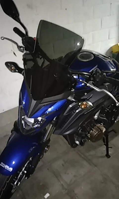Мотогонок Flyscreen CB 650F лобового стекла ветрового Ветер Щит протектор для Honda CB650F Smoke