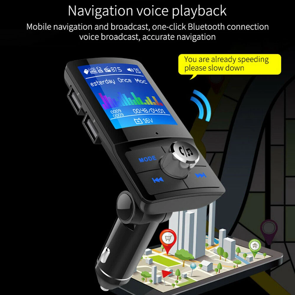 Комплект автомобильного зарядного устройства Bluetooth FM передатчик модулятор