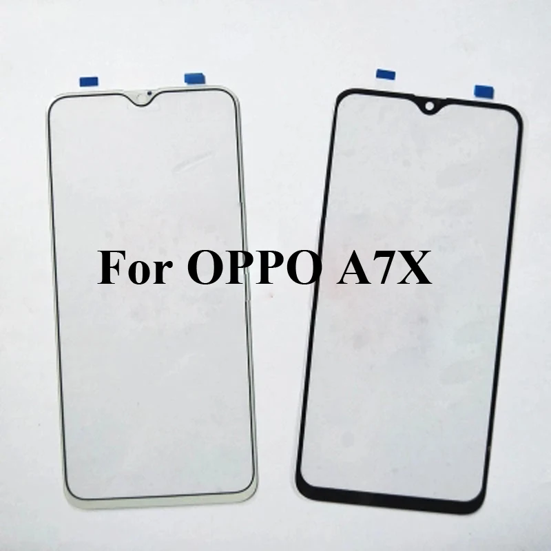 

For OPPO A7X Glass Lens touchscreen Touch screen Outer Screen For OPPO A7 X OPPOA7X Glass Cover without flex For OPPO A 7X