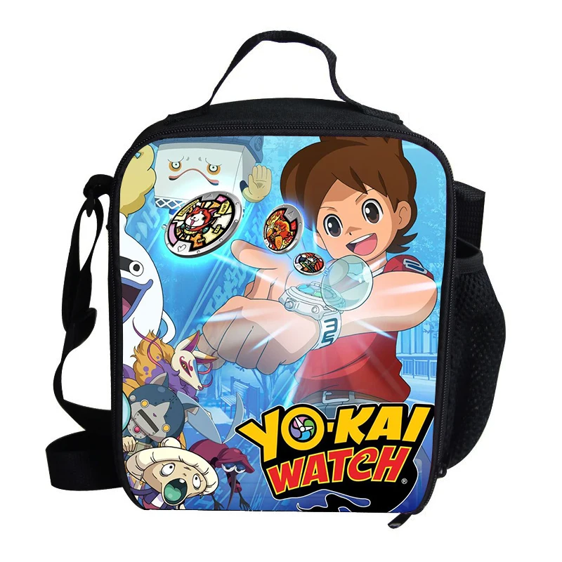 Сумка холодильник с мультипликационным принтом Yo Kai Watch сумка для обеда детей