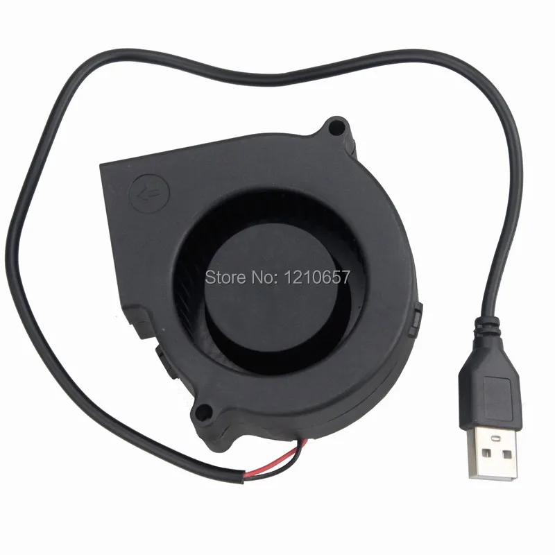 1 шт. Gdstime DC 5 в USB 75 мм 75x30 Бесщеточный охлаждения центробежный вентилятор|centrifugal