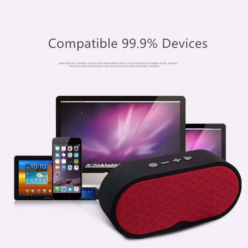 F3 ткань бас Колонка Bluetooth Новый мини TF FM радиоблок Многофункциональный сабвуфер
