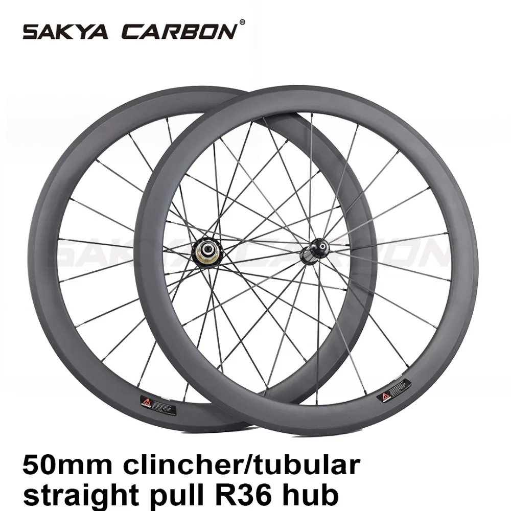 Карбоновые колеса 50 мм с прямым тяговым R36 ступицы для внедорожного велосипеда 20 5