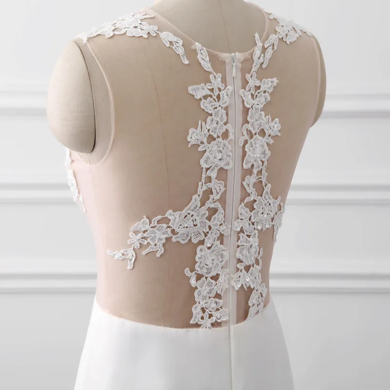 Gorgeous Mermaid Prom Dresses 2019 Hot Sale Sexy White Lace Appliques Ruffles Floor Length Evening Gown For Wedding Plus Size | Свадьбы и