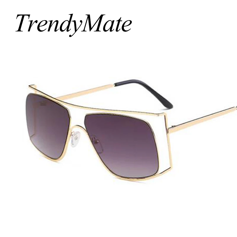 Женские винтажные солнцезащитные очки унисекс прозрачные линзы с