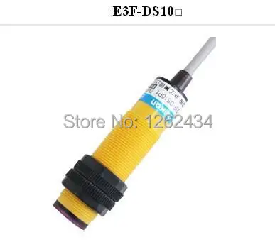 Фотоэлектрический выключатель E3F-DS10B2 NPN три линии постоянного тока 10 см M18