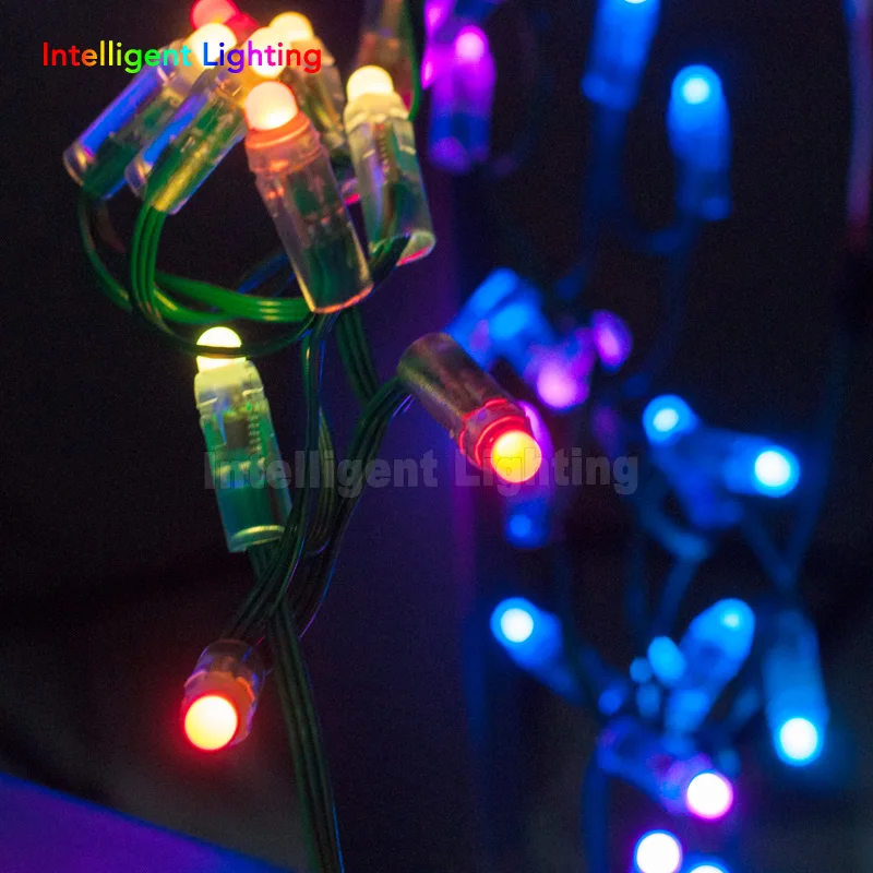 Whlosale 50pcs/100pcs WS2811/WS2801 RGB led module 5V/12V Black/Green/RWB Wire non waterproof IP30 / IP68 | Лампы и освещение